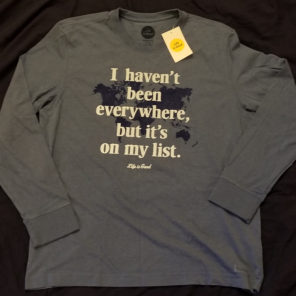 Life is Good Crusher long sleeve tee